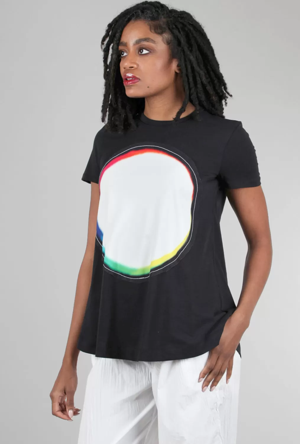 Shop Evie Lou Ozai Orbits Tee, Black