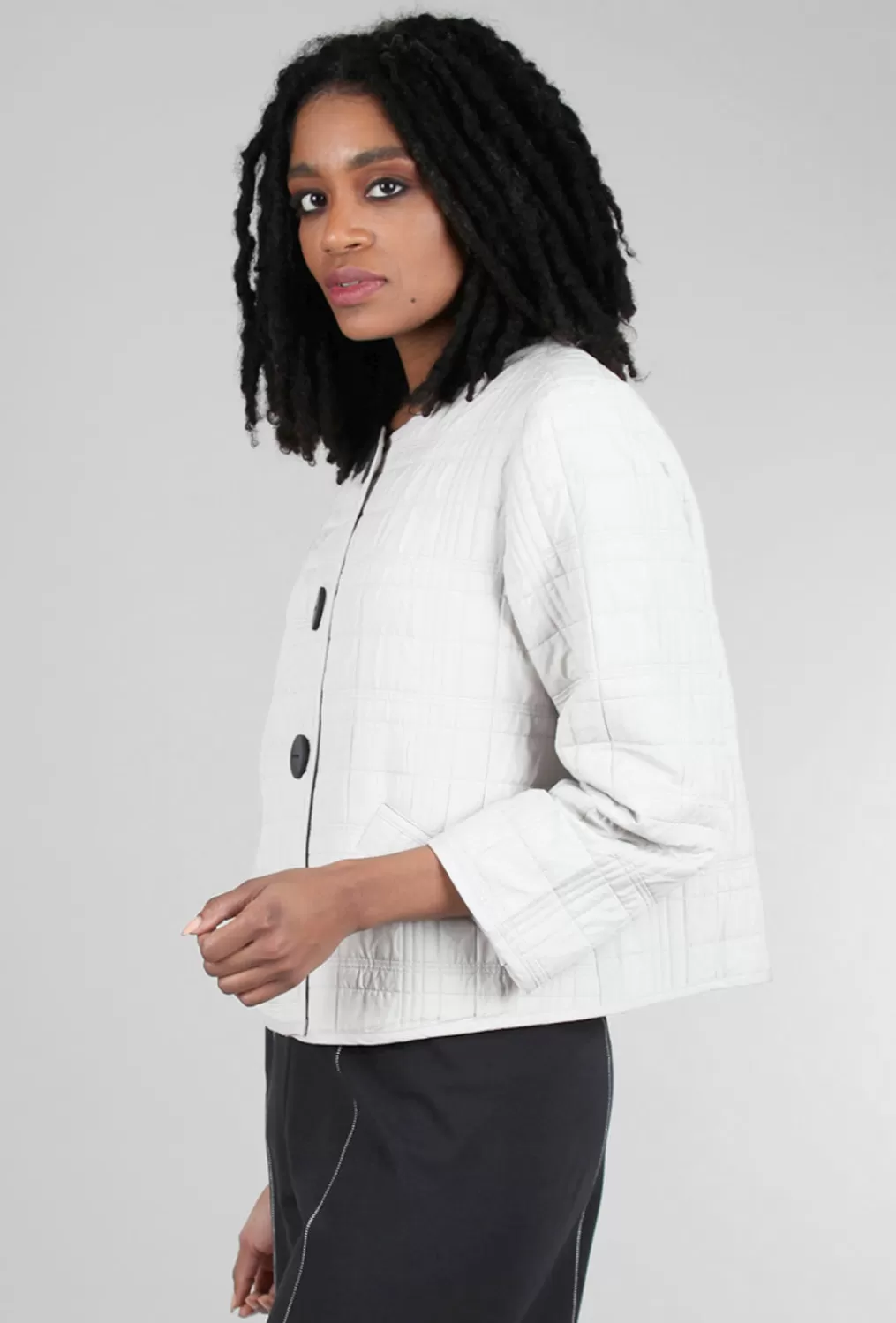 Cheap Evie Lou Quilt Bomber Jacket, Sand