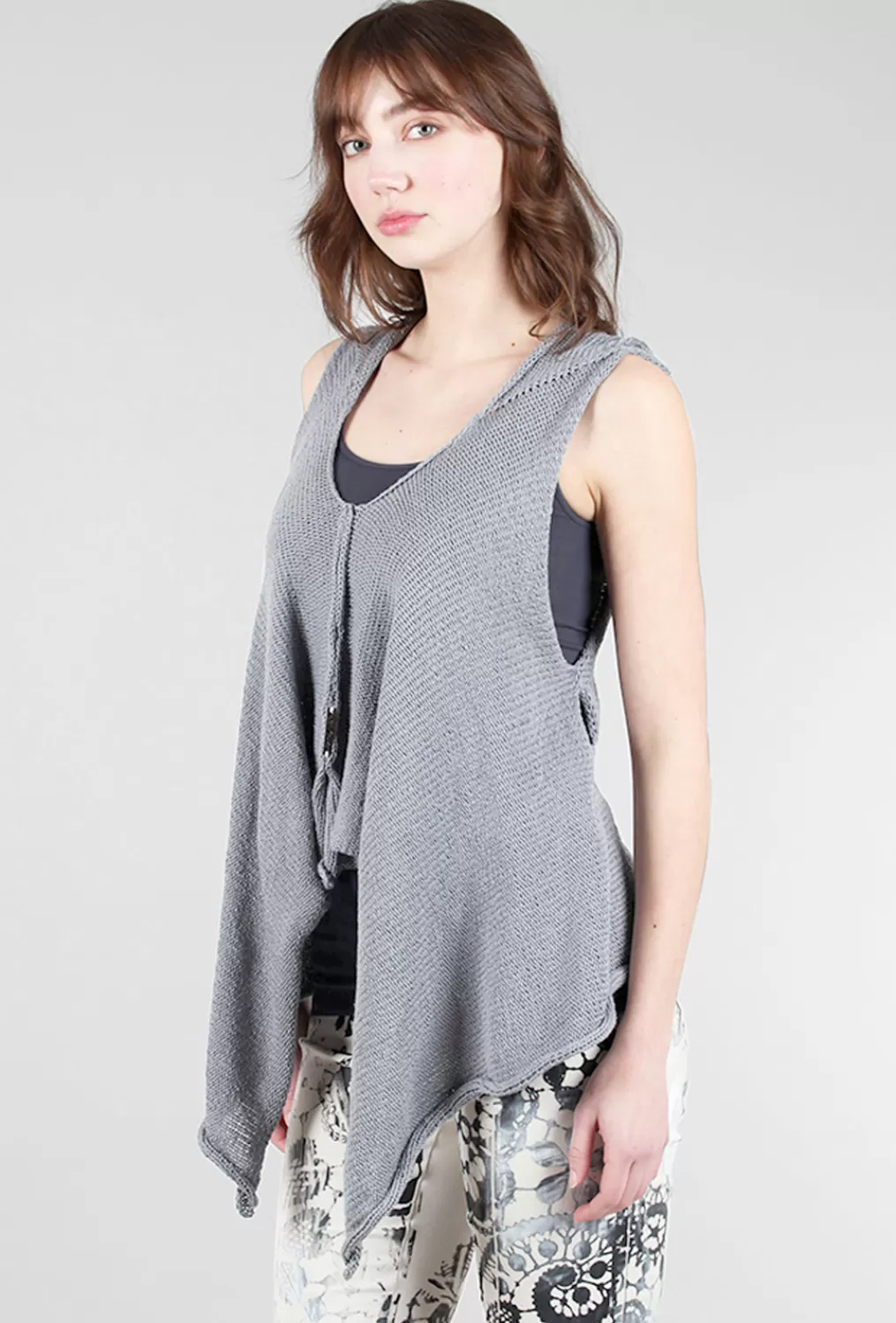 Cheap Evie Lou Rana Swing Vest, Gray