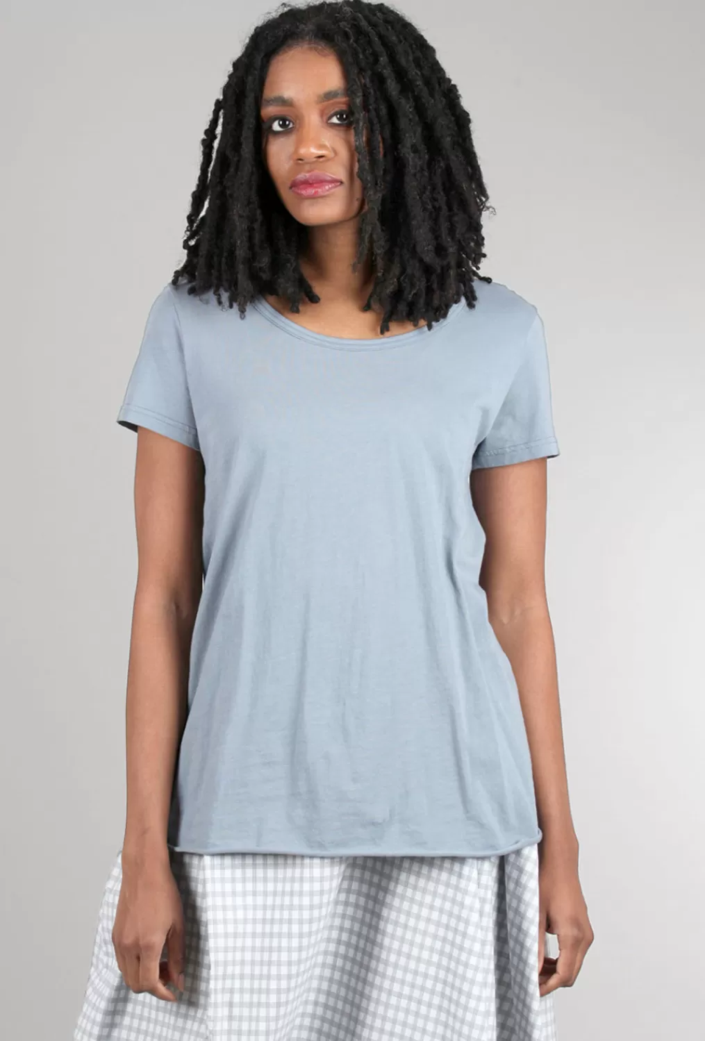 Shop Evie Lou Rbl Classic S/S Tee, Water