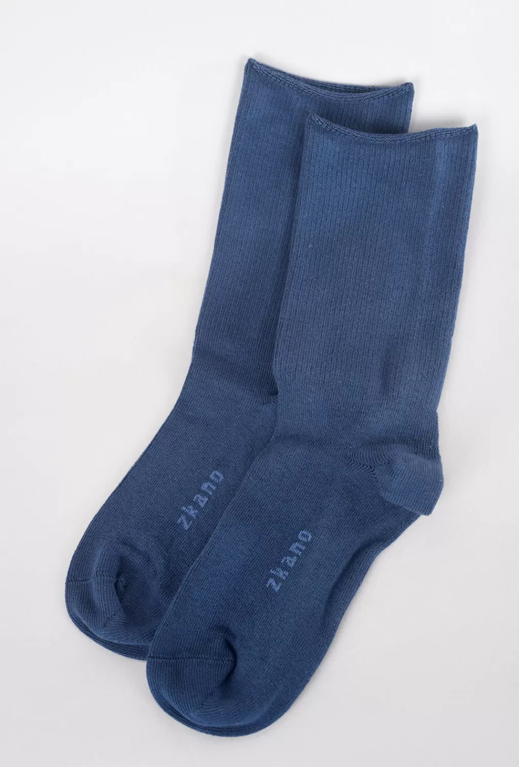 Best Sale Evie Lou Rose Crew Socks, Solid Navy