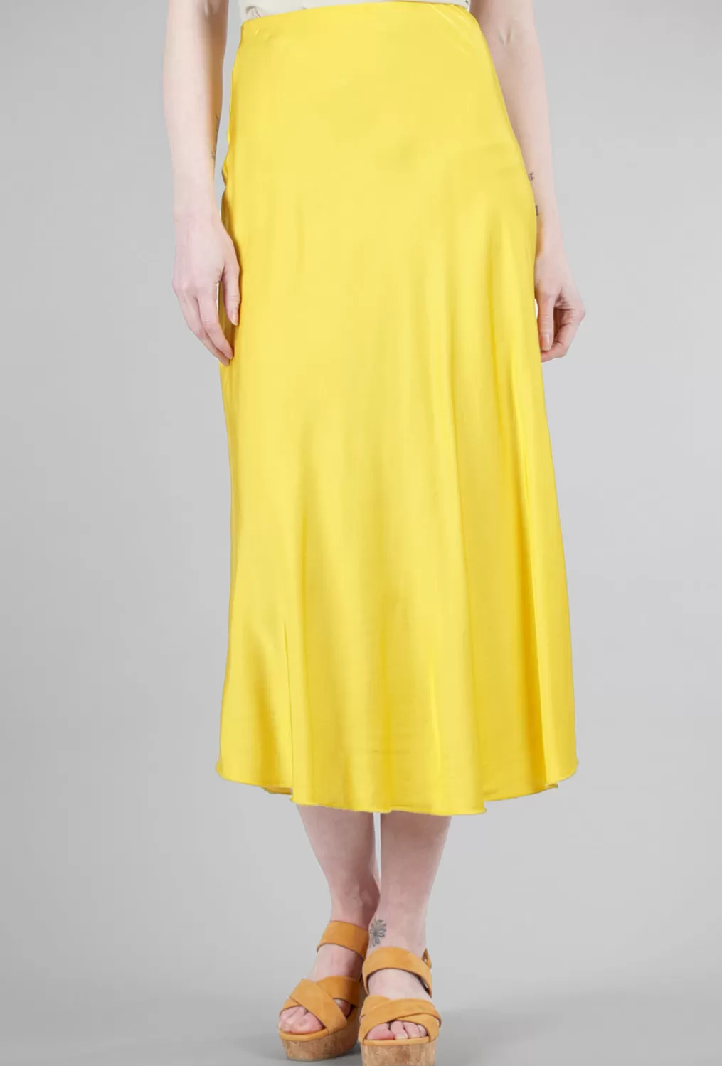 Cheap Evie Lou Sightseeing Skirt, Acid Yellow