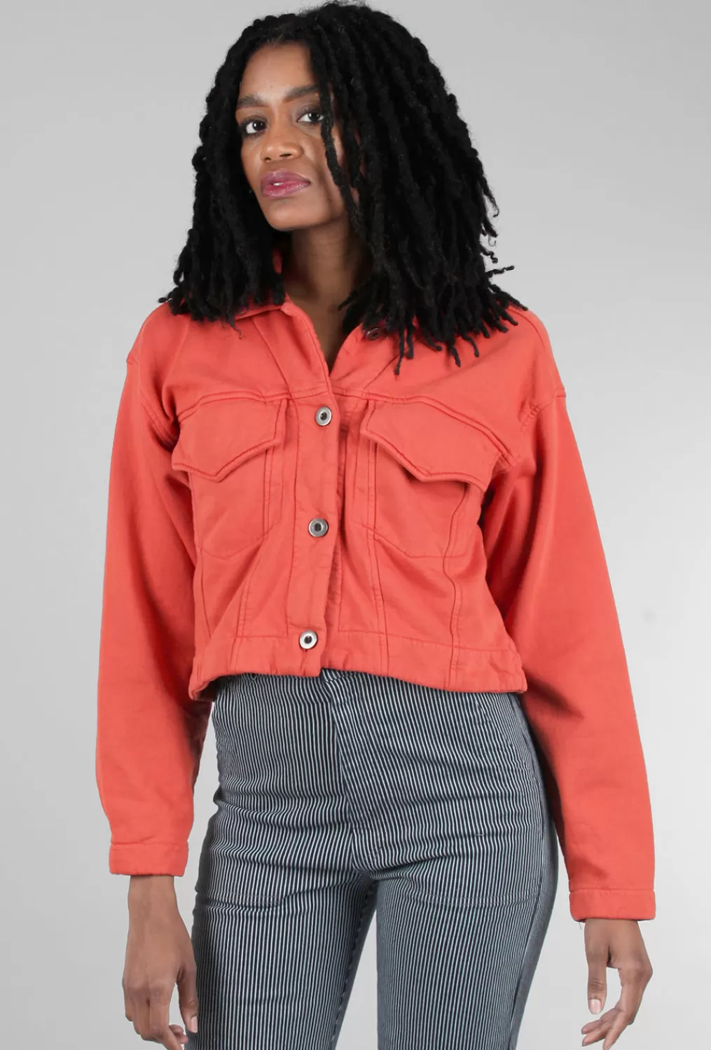 Fashion Evie Lou Sledgehammer Jacket, Electric Red