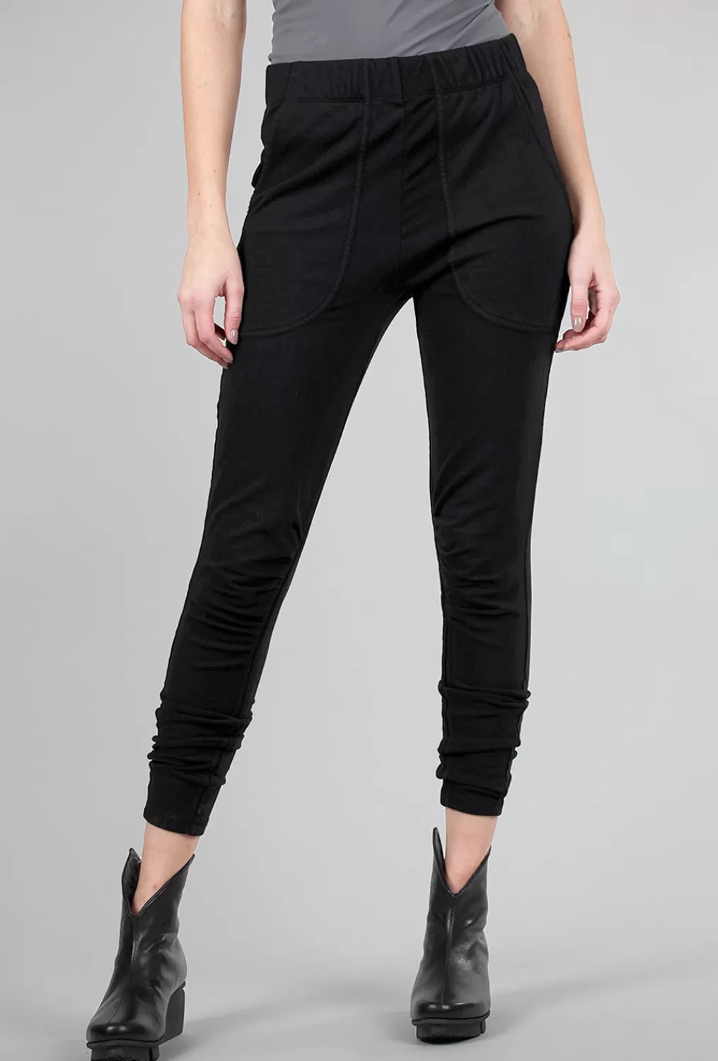 Clearance Evie Lou Soft Track Pant, Black