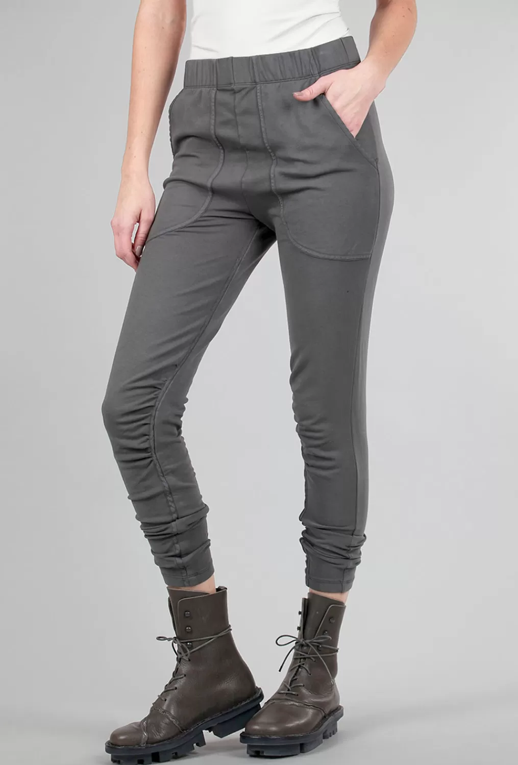 Shop Evie Lou Soft Track Pant, Graphite