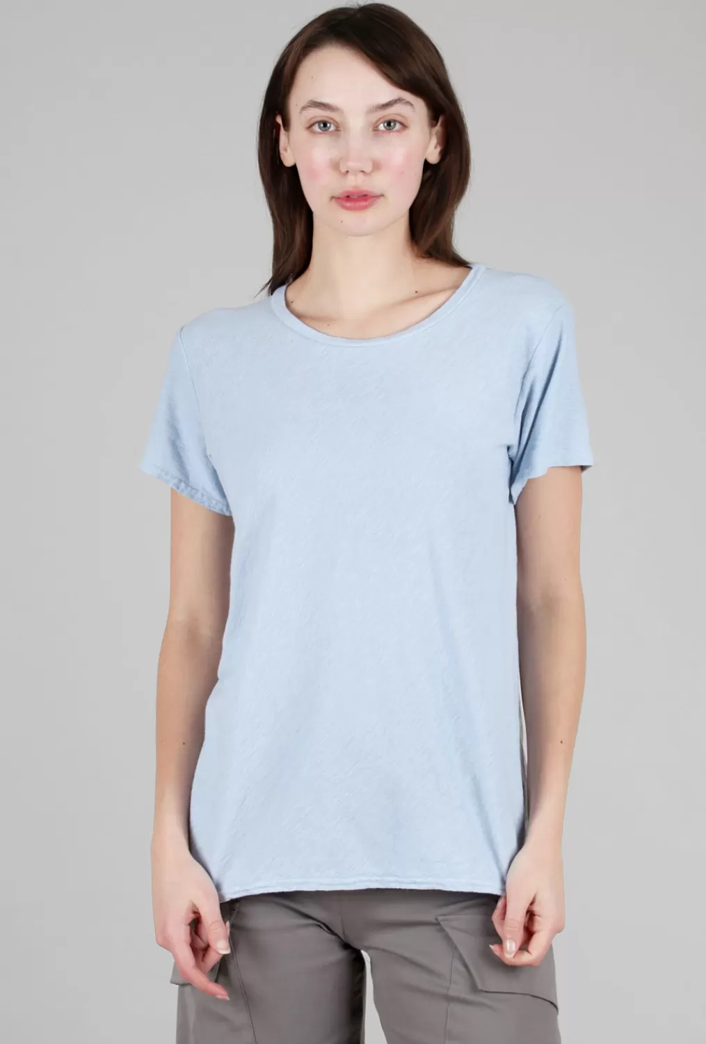 Outlet Evie Lou S/S Bias Tee, Porcelain