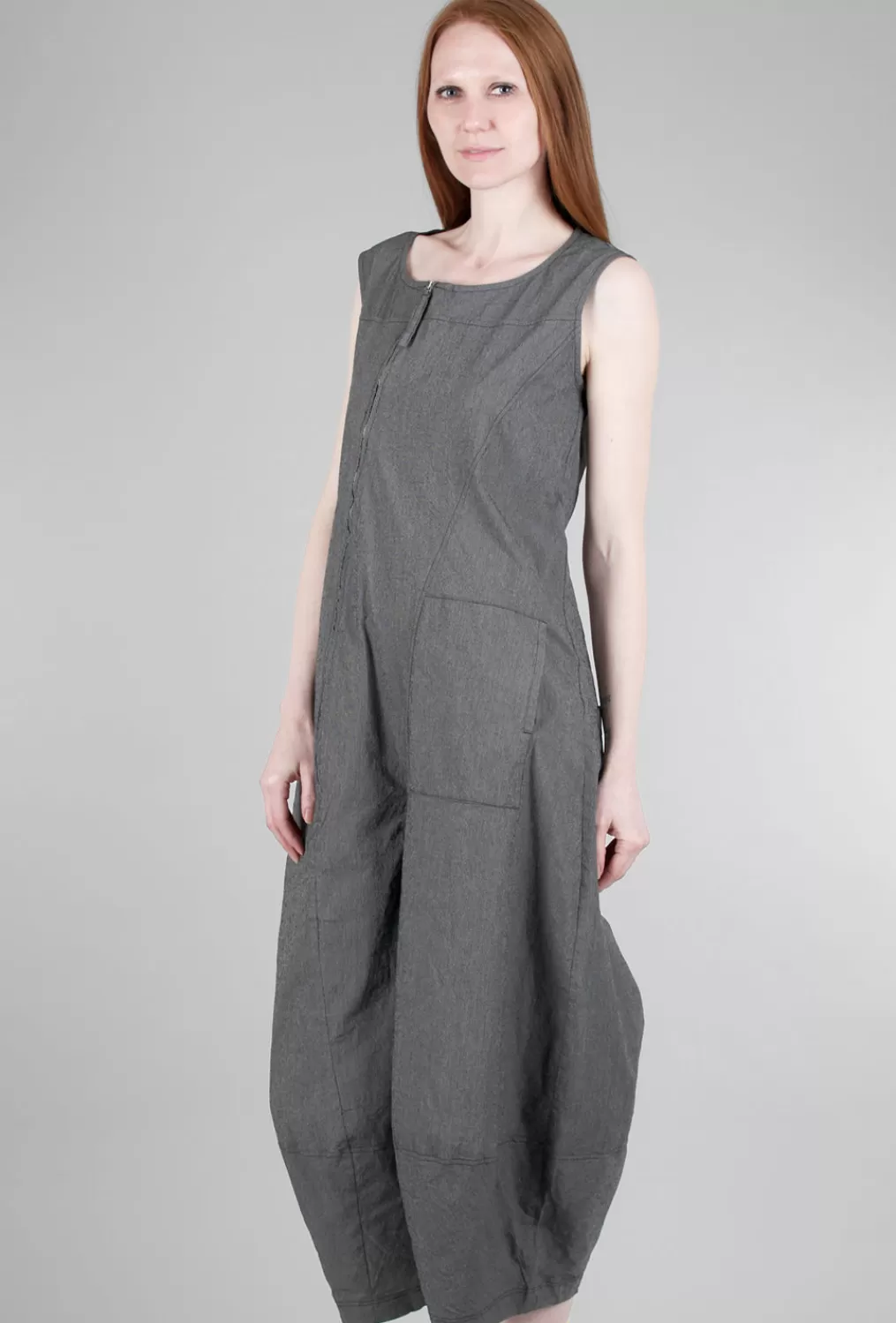 Clearance Evie Lou Texture Cotton Overalls, Black Check