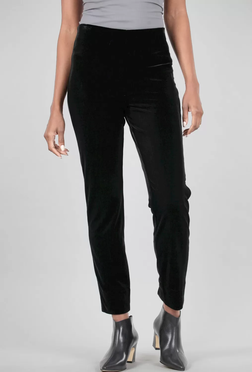 Outlet Evie Lou Velvet Milo Pant, Black