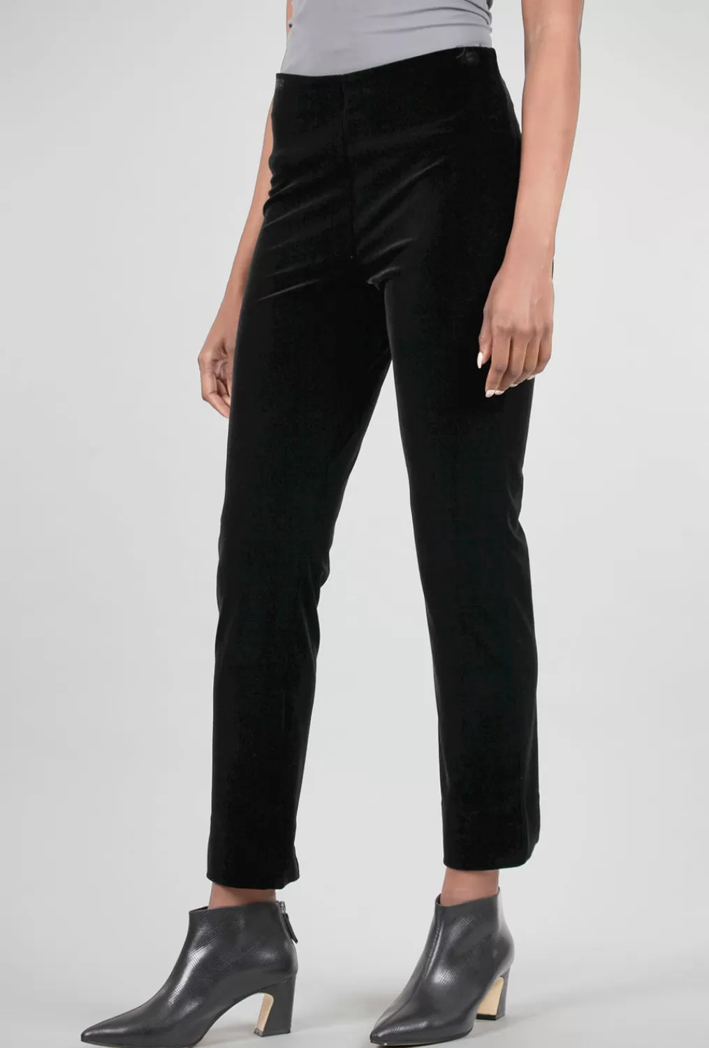 Outlet Evie Lou Velvet Milo Pant, Black