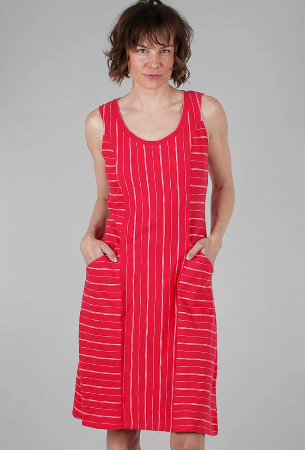 Clearance Evie Lou Vineyard Tank Dress, Tomato