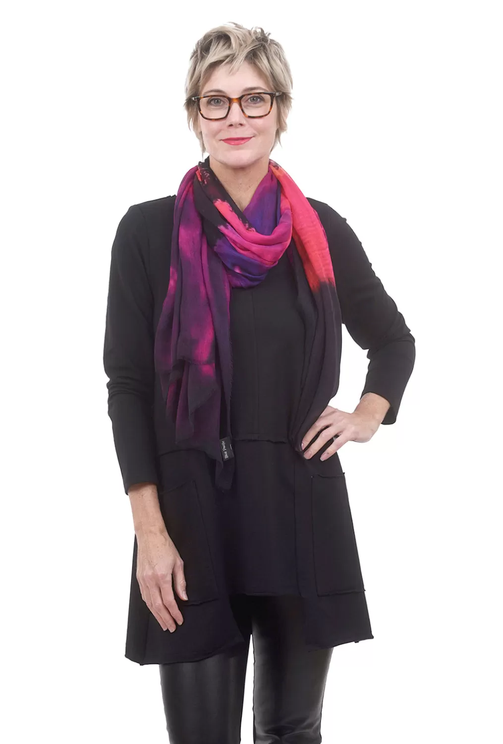 Online Evie Lou Vintage Artisan Scarf, Tree Of Life, Raspberry