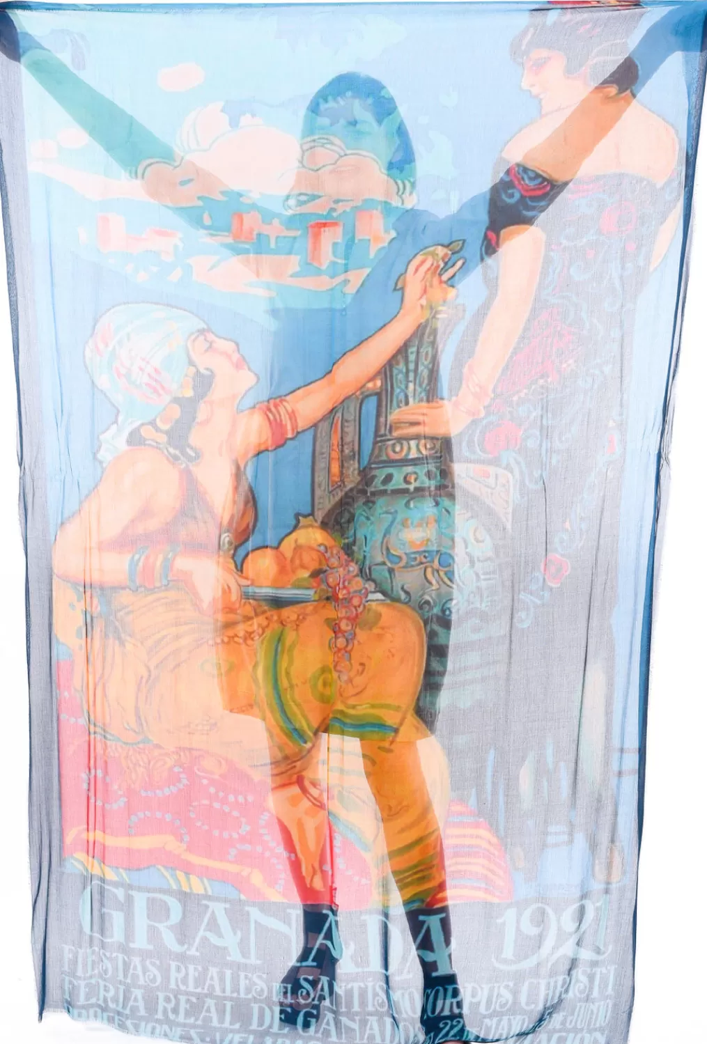 Discount Evie Lou Vintage Locale Scarf, Granada