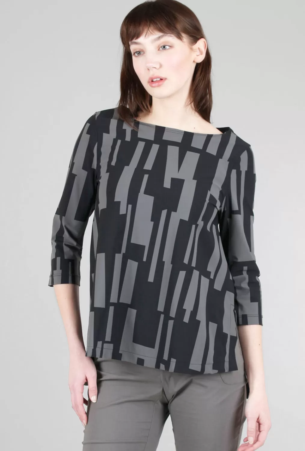 Best Sale Evie Lou Virtue Top, Luna Beatnik Print