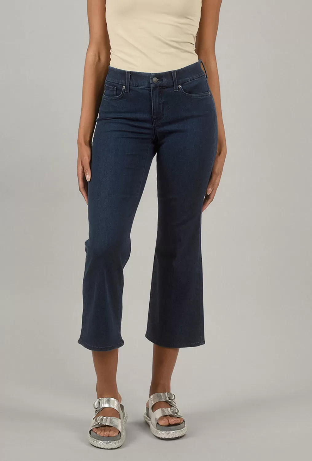 Online Evie Lou Waist-Match Relaxed Flare, Genesis Blue