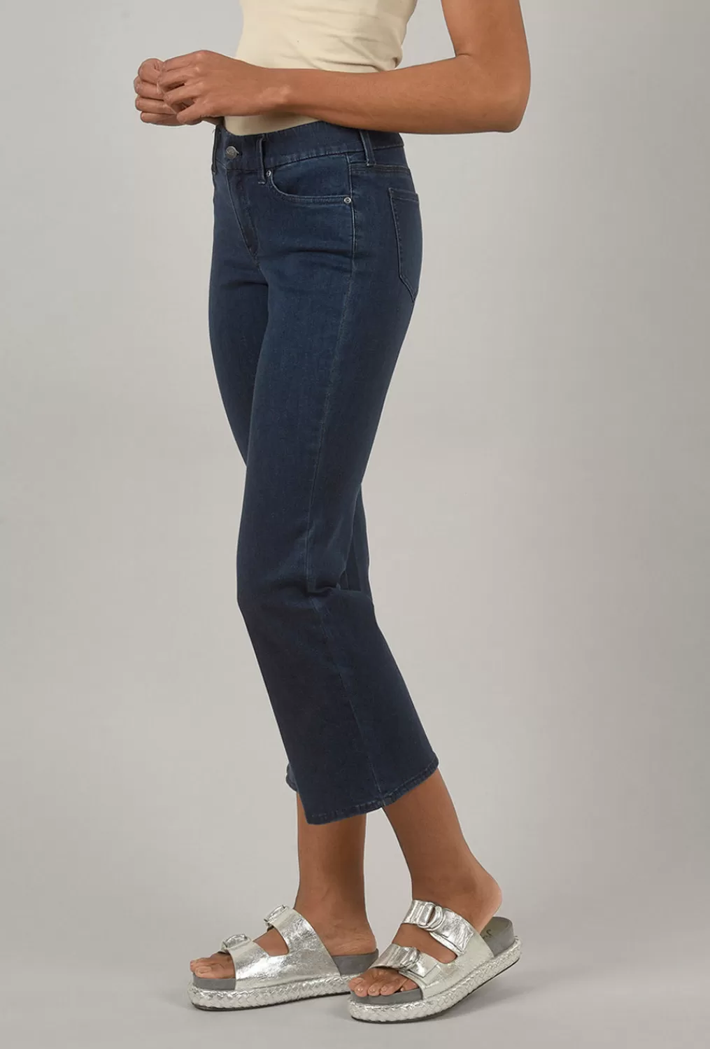 Online Evie Lou Waist-Match Relaxed Flare, Genesis Blue