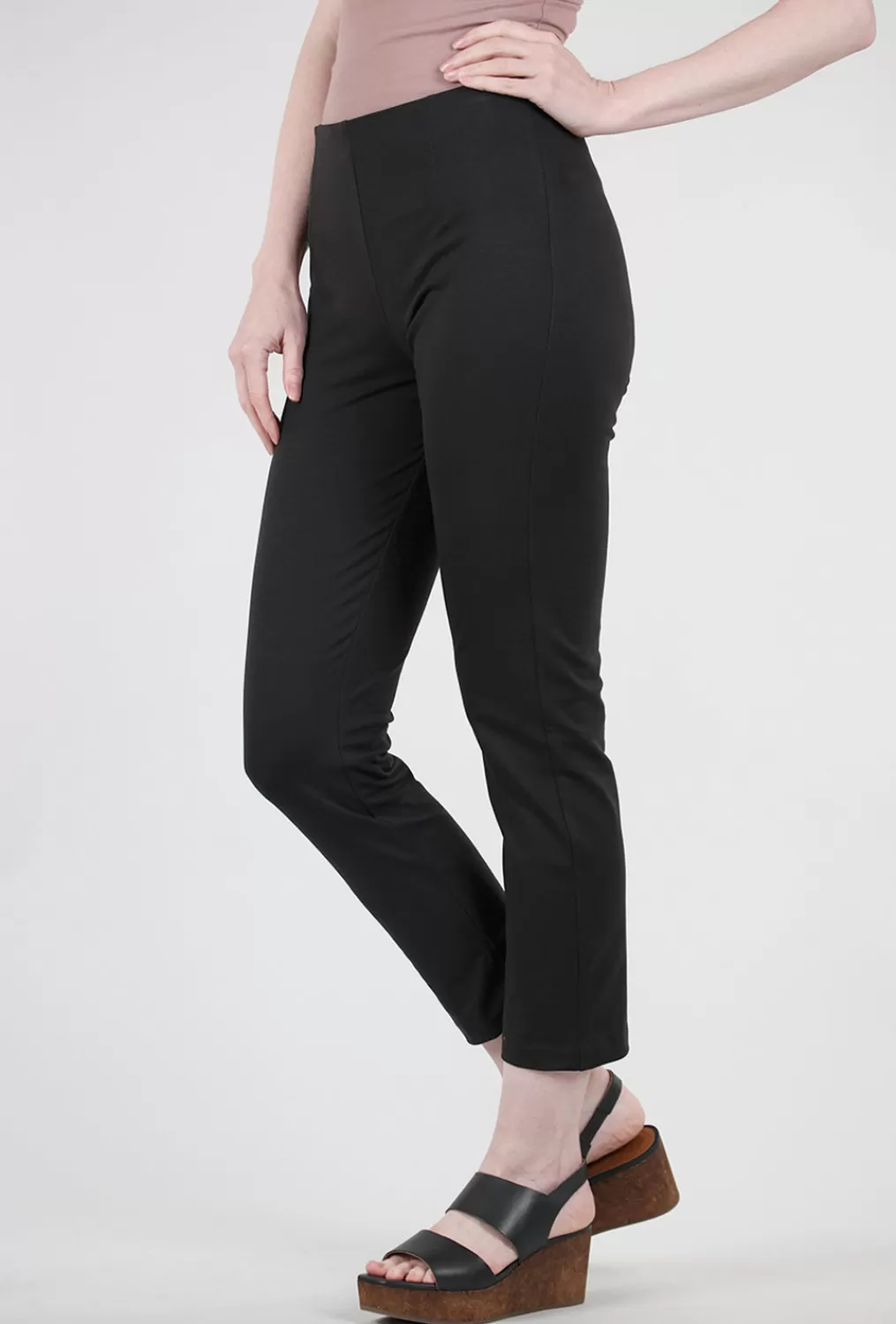 New Evie Lou Zani Ponte Tech Pant, Steel